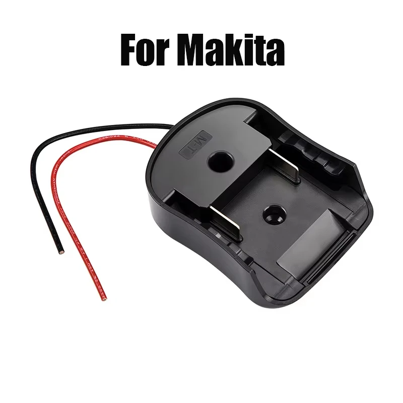 Batterie-Adapter-Konverter für Makita Dewalt Milwaukee 14,4 V 18 V 20 V Li-Ion-Akku, DIY-Elektrowerkzeug-Akku-Konverter (keine Batterie): dunkel Grau