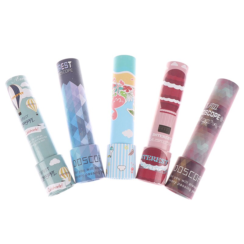1Pcs Schaalbare Roterende Kaleidoscopes Uitgebreide Rotatie Verstelbare Fancy Gekleurde Wereld Baby Speelgoed Kinderen Autisme Kid Speelgoed