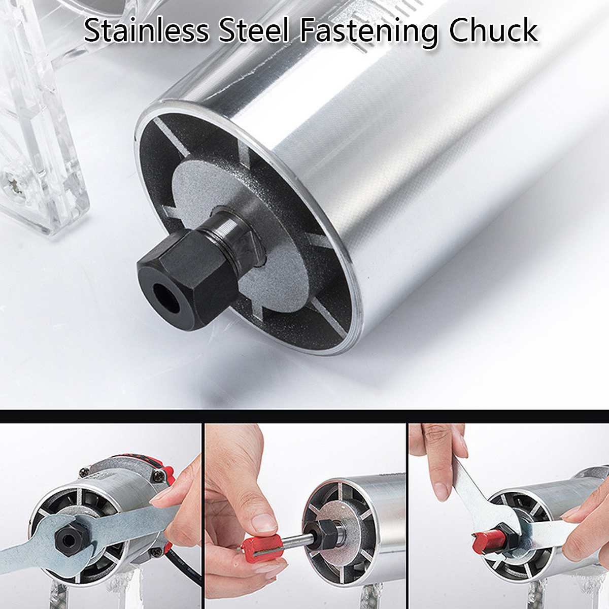 20000rpm 2300W Woodworking Electric Trimmer Wood Milling Engraving Slotting Trimming Machine Hand Carving Machine Wood Router