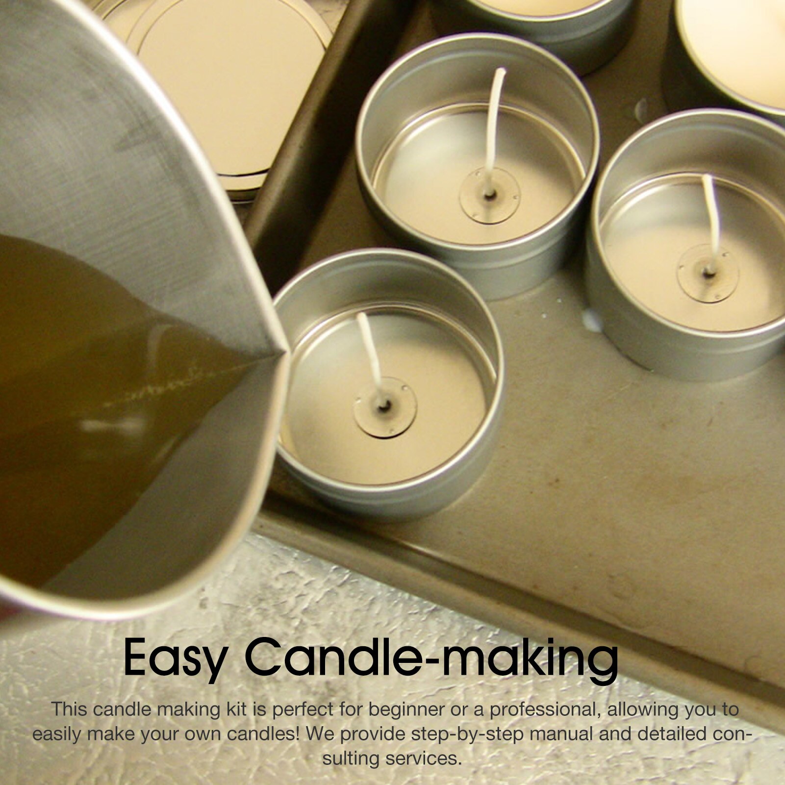 Handmade DIY Candle Making Kit Supplies Complete Aromatherapy Candle Maker Kit For Family