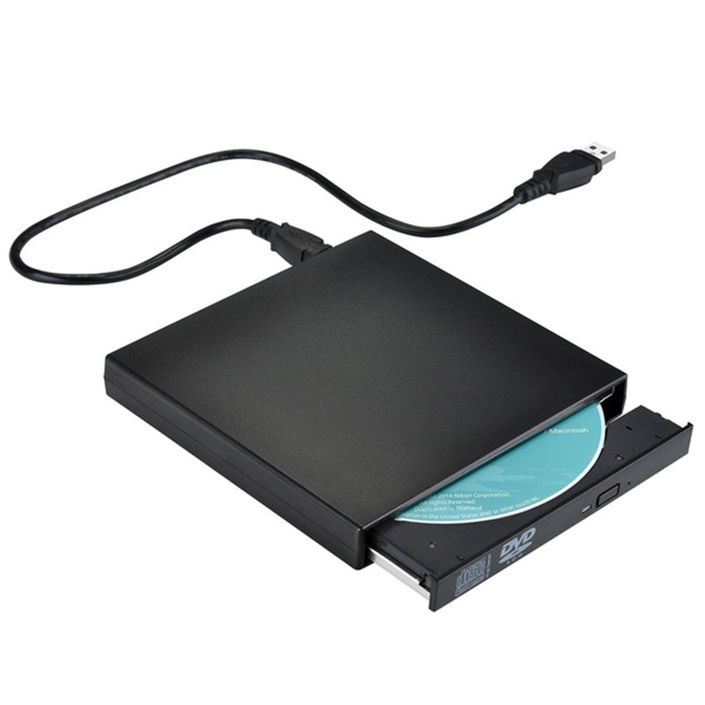 USB External CD-RW Burner DVD/CD Reader Player Optical Drive for Laptop Computer