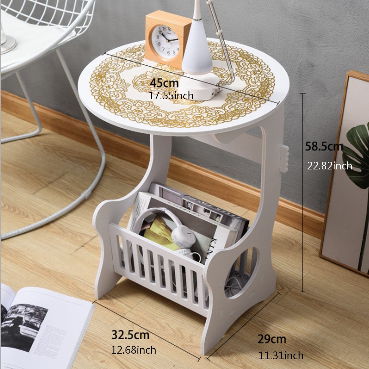 RU Schnelle Mini Kunststoff Runde Kaffee Tisch Tee... – Vicedeal