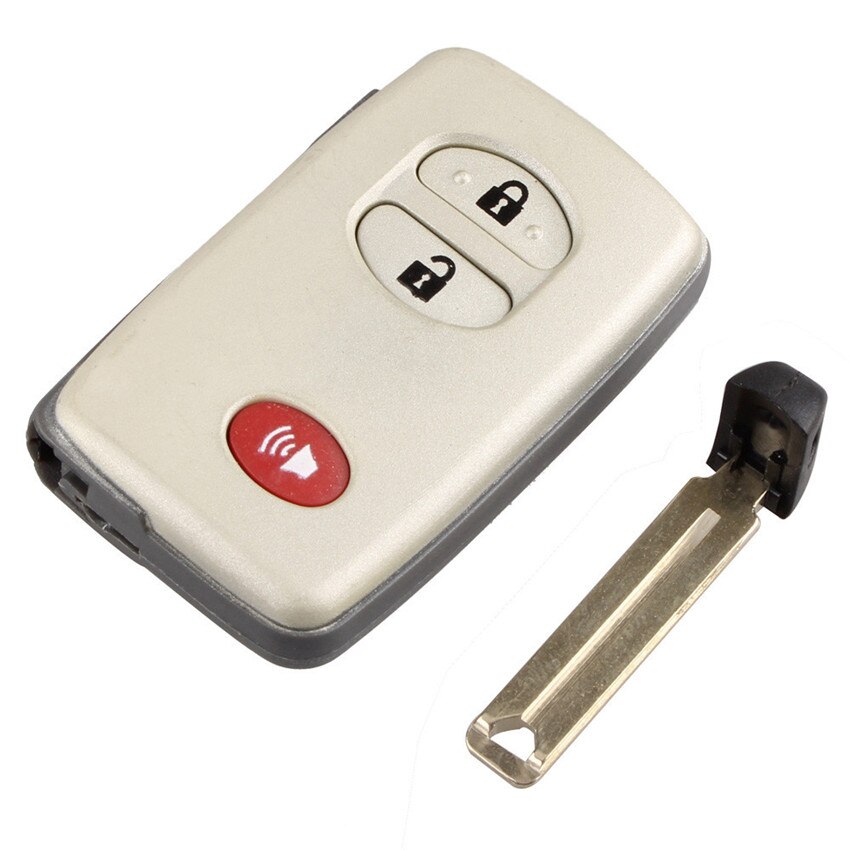 2/3/4 Button Replacement Remote Key Shell Case Fob for Toyota Land Cruiser Prado with uncut insert key