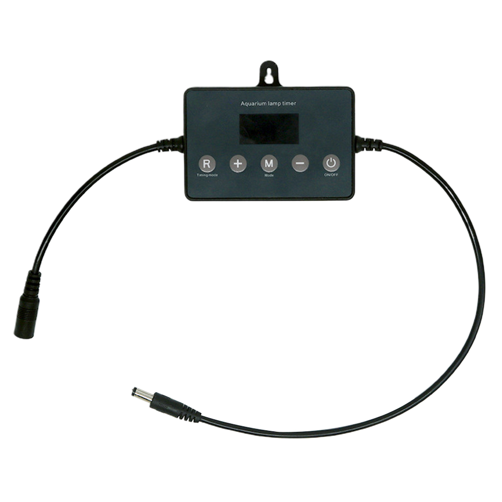 Sunrise Sunset Intelligent Timing LCD Screen 12-24V Aquarium Dimmer Controller LED Light Home Easy Use ABS Mini Lamp Accesories
