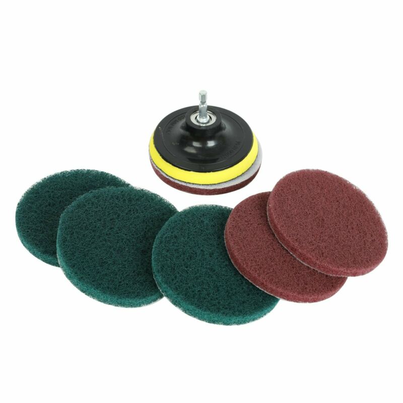 Fiberglass Drill Brush Bathtubs Sinks Toilet Washing Detailing Tools Kit