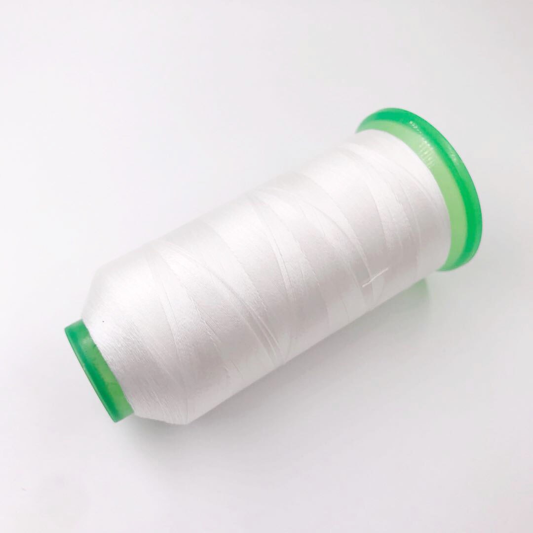 150D 3 strands High Strength Sewing thread Elastic Line Stretchable for elastic fabrics Accessories for shoes, clothing: white