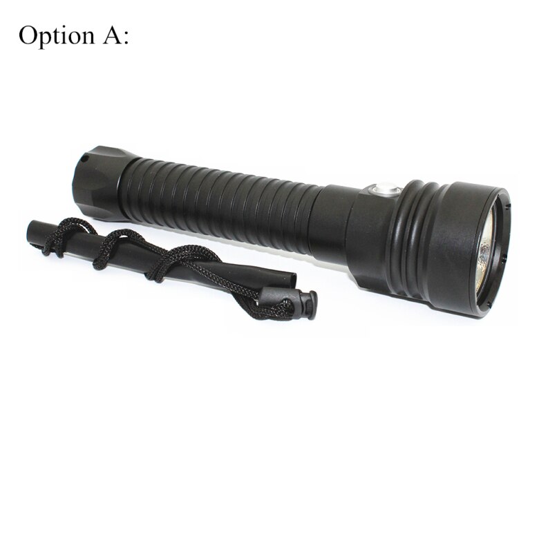 Xhp 70 dykkerlommelygte 4000lm undervandslygte xhp 70.2 led vandtæt lampe hvid/gult lys  + 26650 batteri + oplader: Pakke a