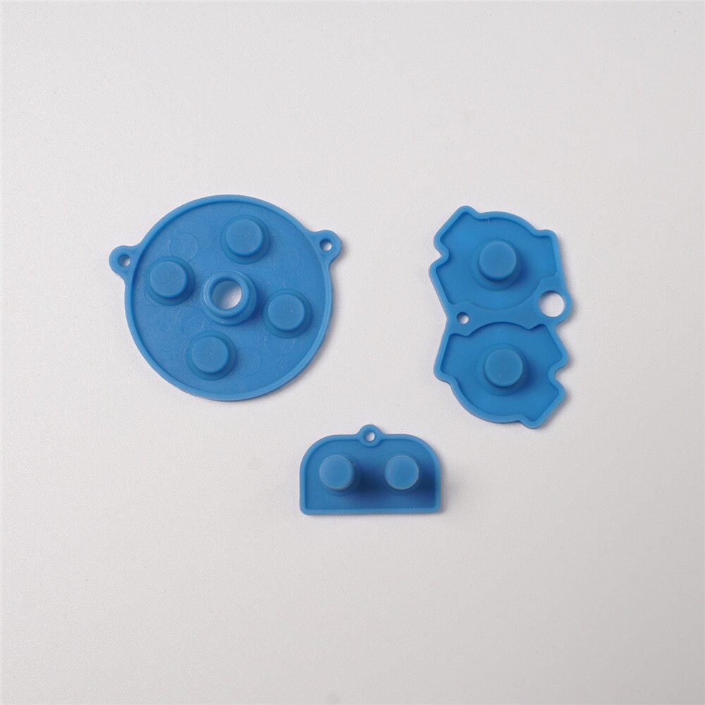 Ersatz Gummi Pads Für GBA GAMEBOY VORAUS ZUBEHÖR: grey blue