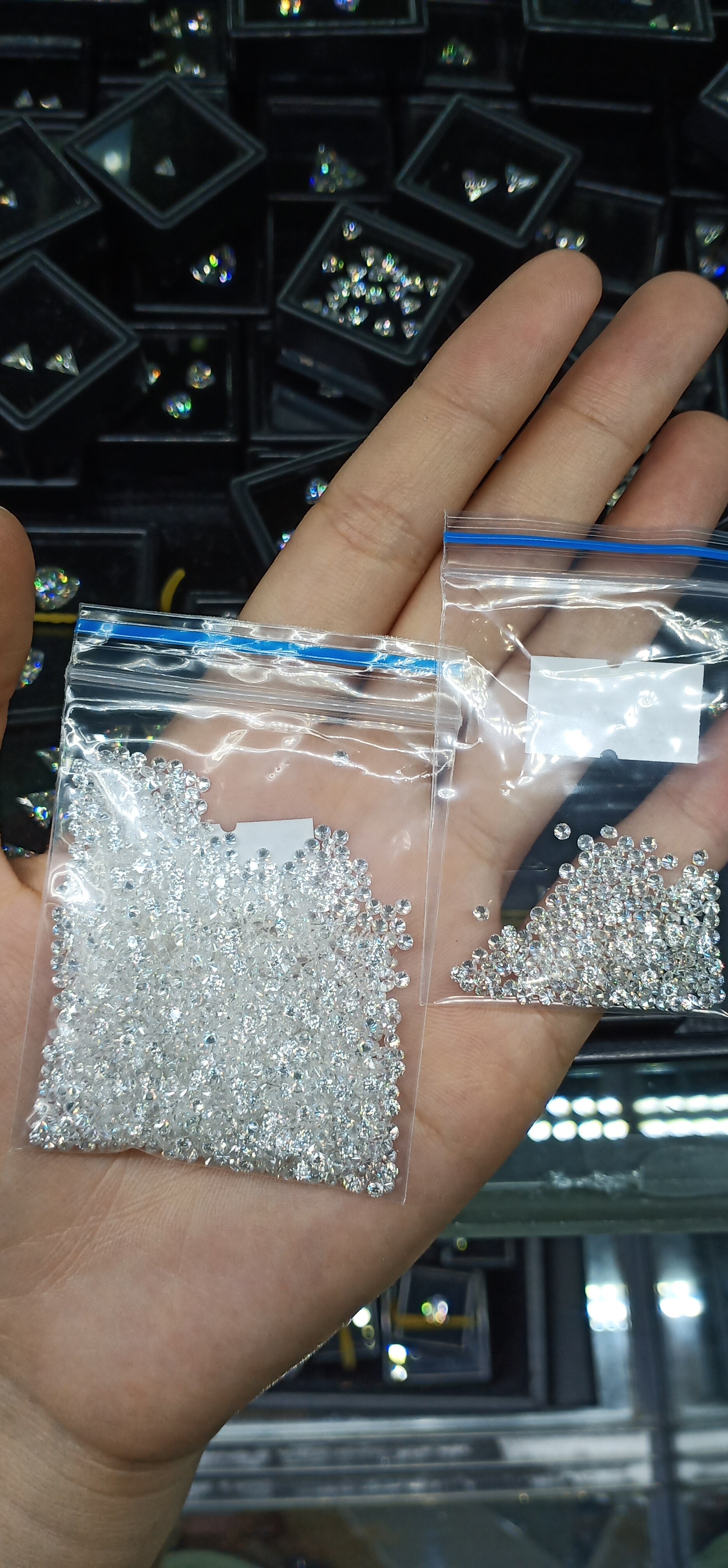 Moissanita para la fabricación de joyas, 0,9mm, precio por quilate