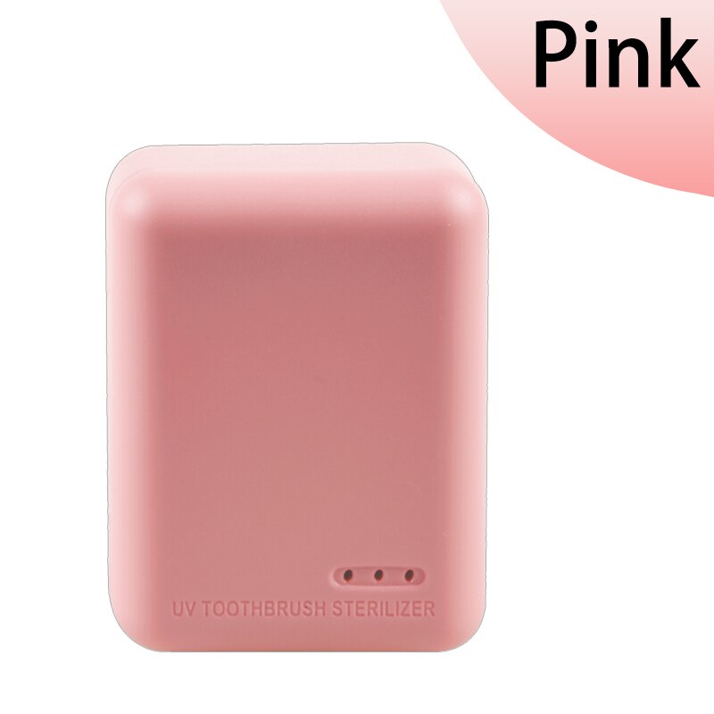 Household Ultraviolet Lamp UV Toothbrush Sterilizer 4 in 1 PIR Motion Sensor UVC Disinfection Lights Auto Toothpaste Squeezers: mini type red