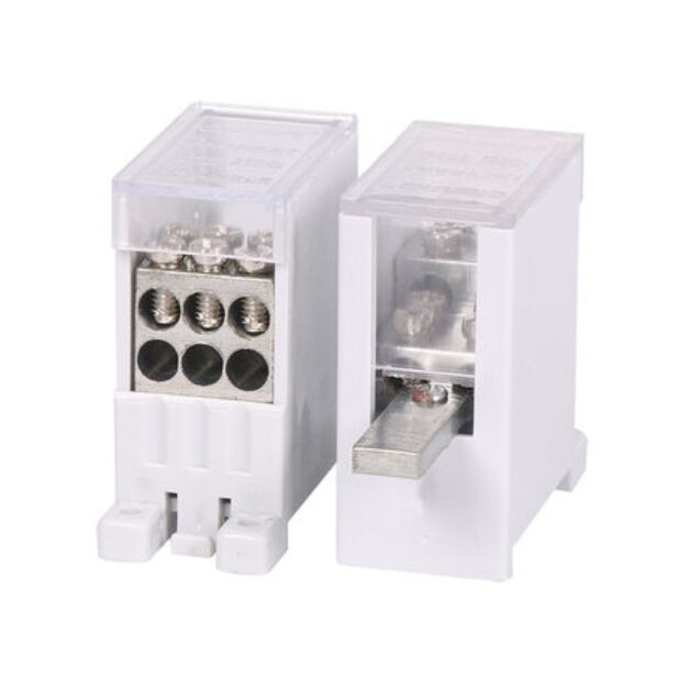 FJ6G/100A FJ6G/250A Branches Circuit Breaker Switch Terminal Block for DZ47(LE) FJ6G-100 FJ6G-250