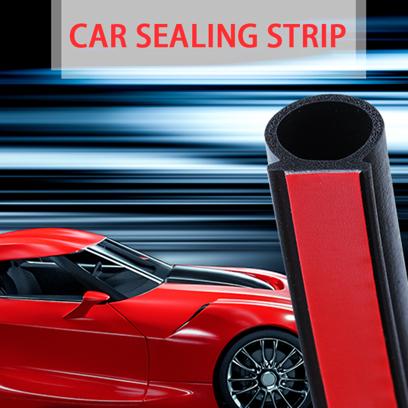D Shape Car Door Waterproof Weatherstrip Strip Car Rubber Strip Seal Epdm Auto Rubber Door Seals For Car Exterior Parts