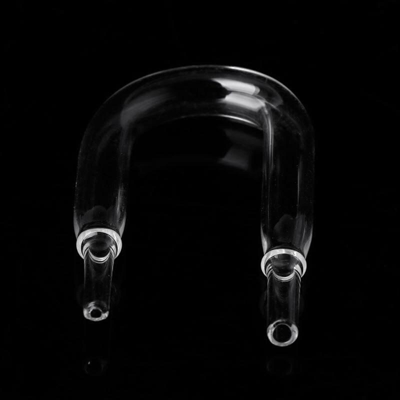 1Pc Large U Shaped Glass Tube Bend for Aquarium CO2 System Diffuser