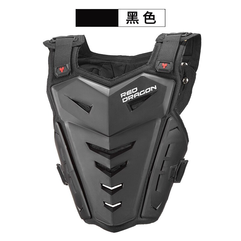 Motorcycle Armor Back Support Protective Vest Motorcycle Jackets Motocross Protection Moto Vest Motorcycle Vest Body Armor: Black Vest 1
