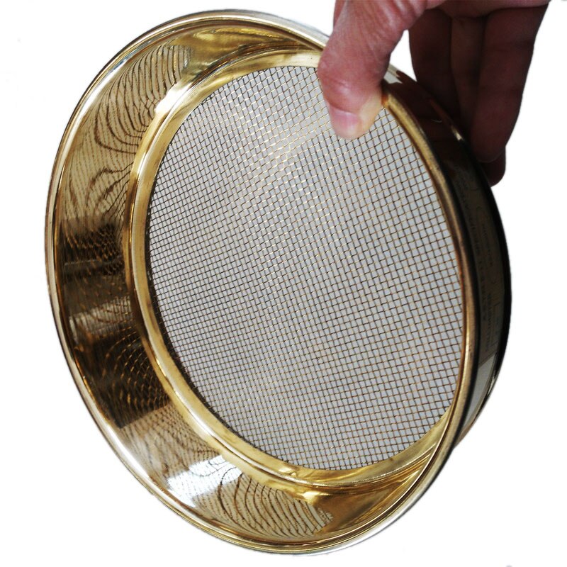 8Inch Brass Frame Test Sample Sieves Mesh Sieve Standard Test Sieves ASTM Precision Electroformed Sieves Analysis Sieve