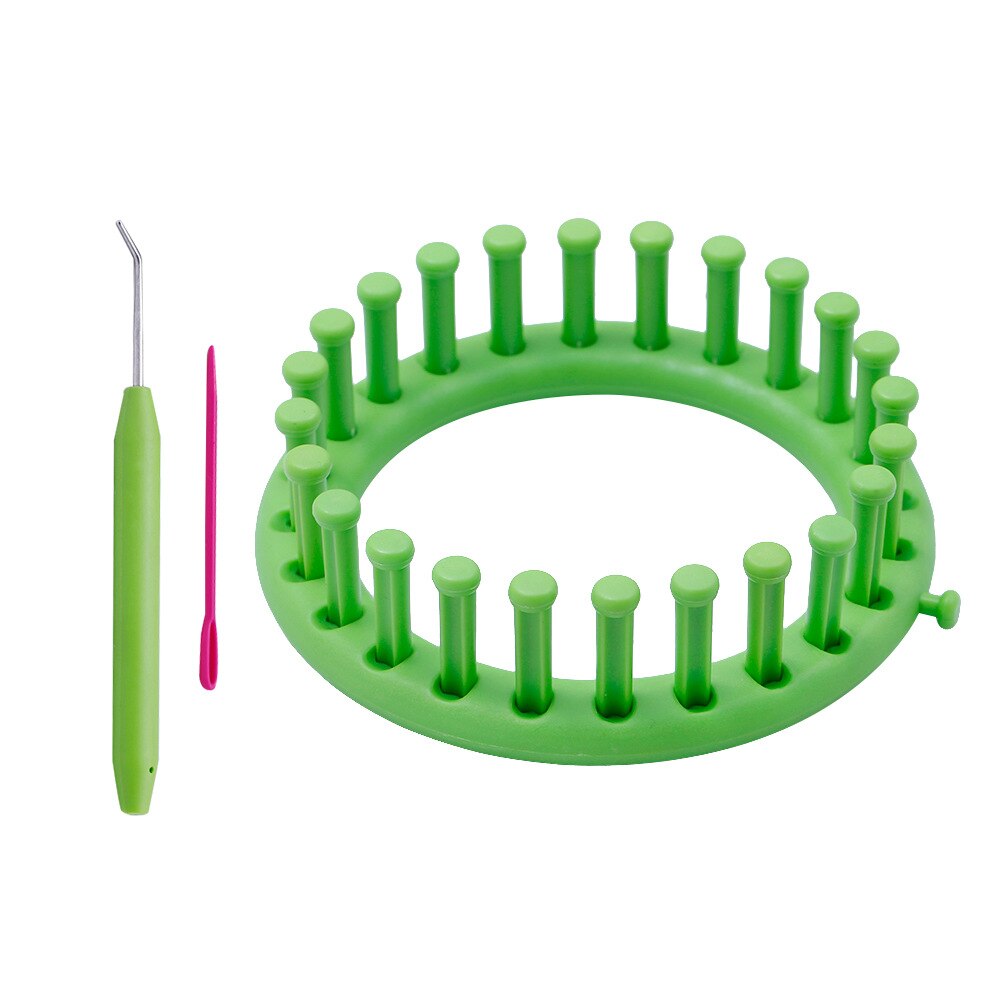 Telar redondo de punto para Kit de herramientas DIY, 4 Uds., sombrero redondo de plástico, bufanda circular, suéter, telar circular, tejido a mano