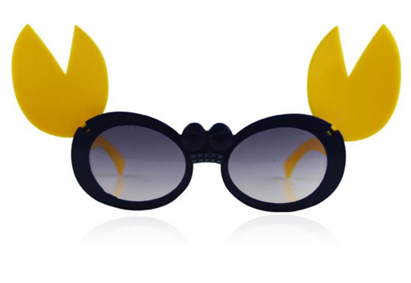Spaß Krabben Sonnenbrille UV Schutz freundlicher Sonnenbrille Strand Spielzeug Für freundlicher Junge Mädchen F3mich