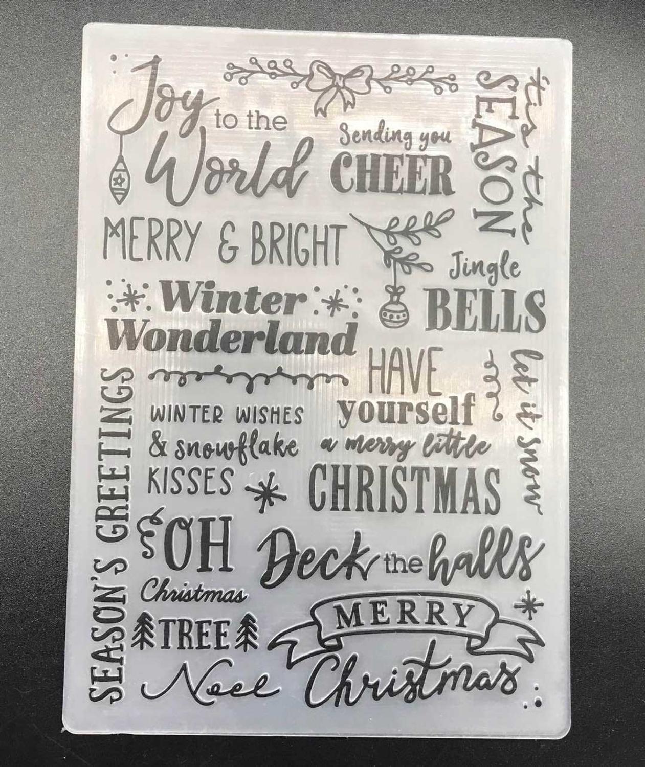 Glim/Duck/Christmas Embossing Folders For Scrapbooking Paper Craft Template Molds Photo Album Carft Supplies Card Making: shengdan