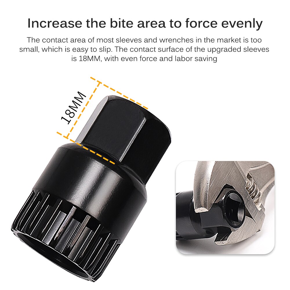 Bicycle Bottom Bracket Removal Tools For Square Hole And Spline Axis Bike Disassembly Repair Socket Fixing Rod Crank Repair Tool