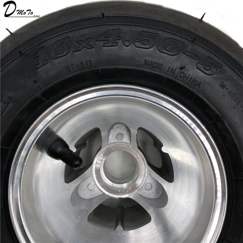 168 go kart 5 inch wheels beach car accessories drift wheel 10X4.5-5 kart tire + highway hub