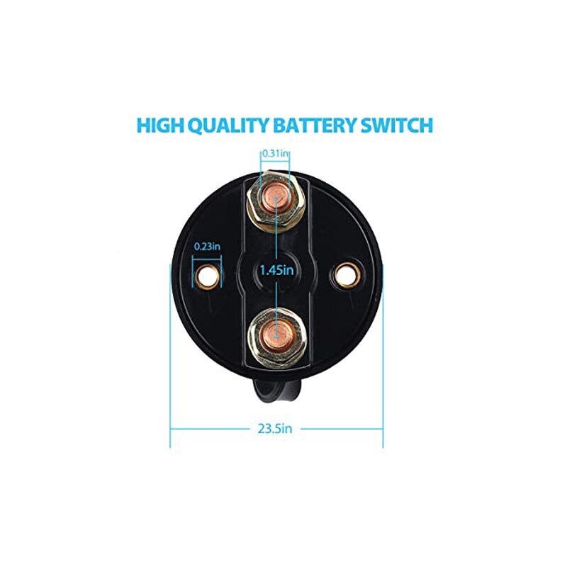 300A Battery Disconnect Switch Red Key Cut Off Battery Kill Switch Car Isolator Disconnector Power Switch Battery Master Switch