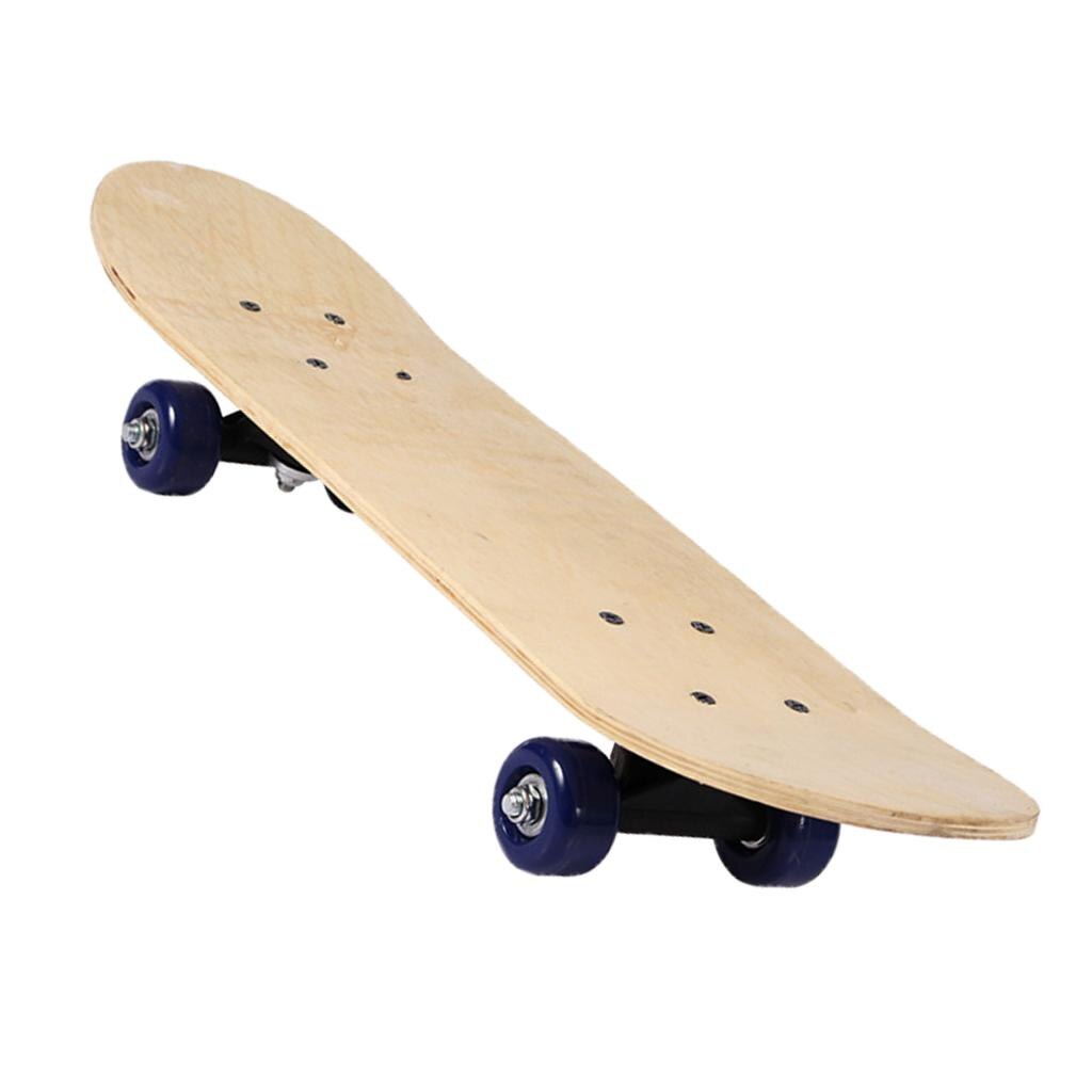 Blank Skateboards for Kids Wooden Complete DIY Freehand Skateboards for Beginner Graffiti for Boy Girl Slide Plate Skating Board