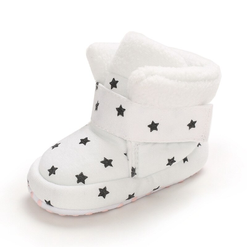 Winter Baby Cotton Shoes Boots For Girl Toddlers Boy Slip-on Snow Warm Round Toe Non-slip Kids' Shoes Ankle Boot 0-1 Years