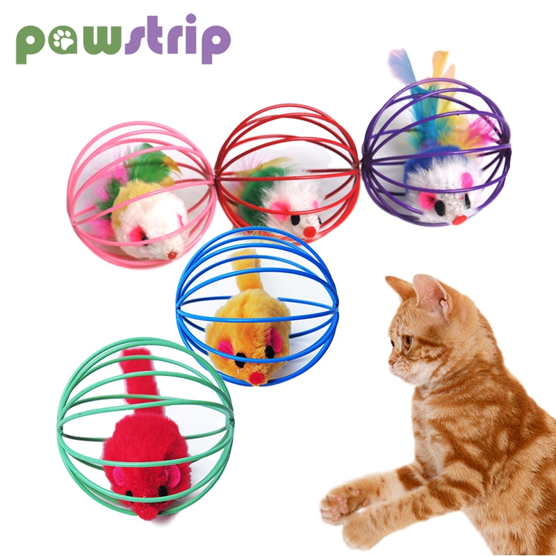 1 Pc Cat Scratch Bal Speelgoed Kat Interactief Speelgoed Gesimuleerde Muis Rat Muizen Kooi Kitten Speelgoed Grappige Kat Speelgoed Huisdier accessoires