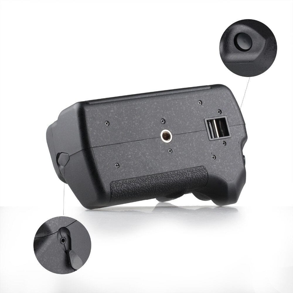 spash Vertical Battery Grip with 2pcs EN-EL14 Batteries for Nikon D5300 D5200 D5100 as MB-D51 Handgrip Holder Pack Battery Set