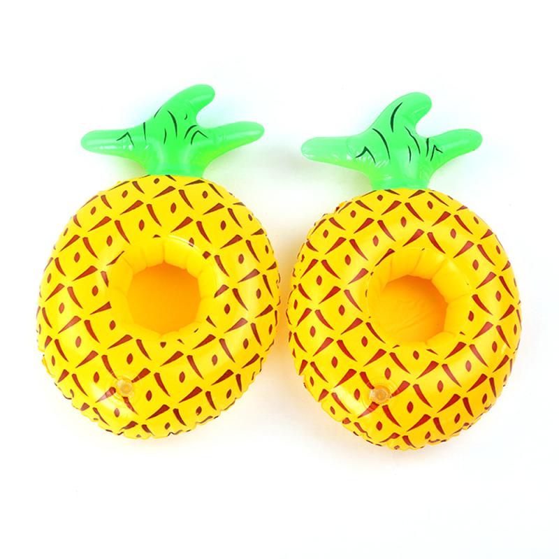 Various Styles Inflatable Coasters Float Cup Holder Drink For Swimming Pool Animal Fruit Series Water Coaster Floating TSLM1