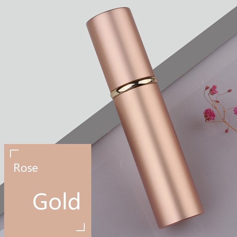 IDoris perfume vaporizers Bottled bottoms filled with perfume high-end travel portable spray small sample empty bottle dispenser: Gold
