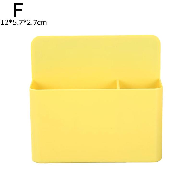 1pc Magnetic Storage Box Whiteboard Marker Pen Holder Storage Box Refrigerator Container Magnet Plastic Office School Supplies: F