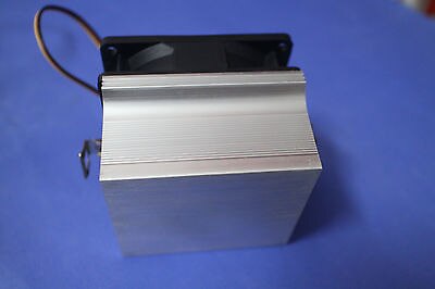 2 stks Aluminium plaat met 12 v ventilator voor high power led diy Aluminium Koellichaam Koelventilator voor 50 w 100 w 150 w 200 w led