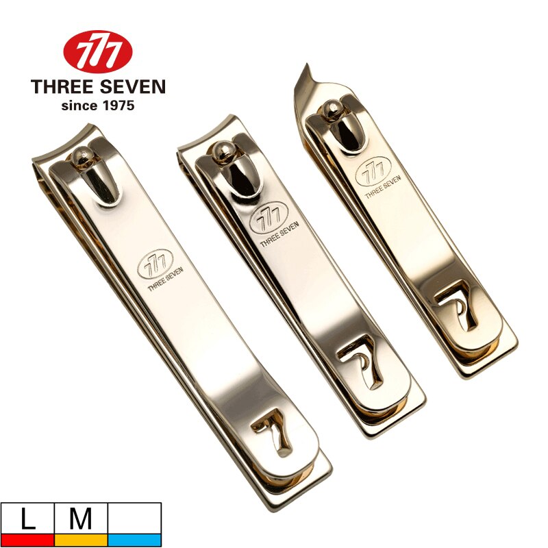 Tre sju /777 lyckliga kombinationer nagelklippare trimmers callus rakapparater pedikyrvård manikyr nagelverktyg