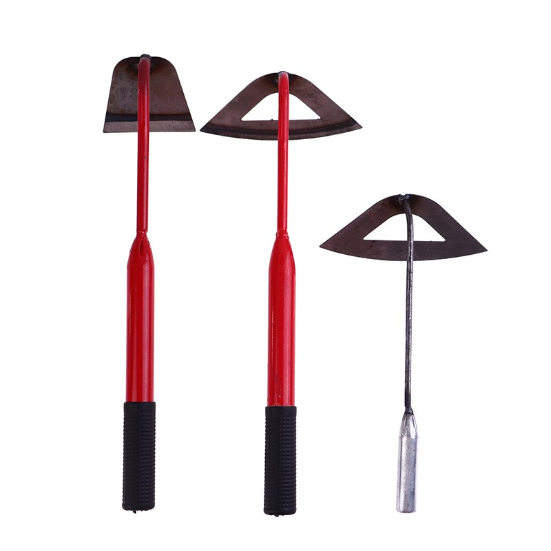 Steel Hardened Hollow Hoe Handheld Weeding Rake Planting Vegetable Farm Garden Tools Agriculture Tool Weeding Accessories