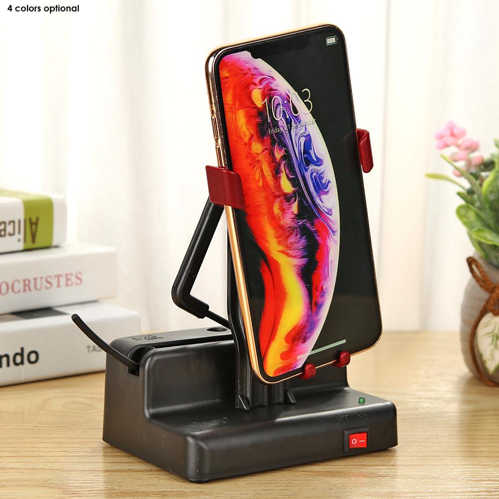 Dispositif de balançoire de téléphone intelligent, avec câble USB, automatique, Durable, silencieux