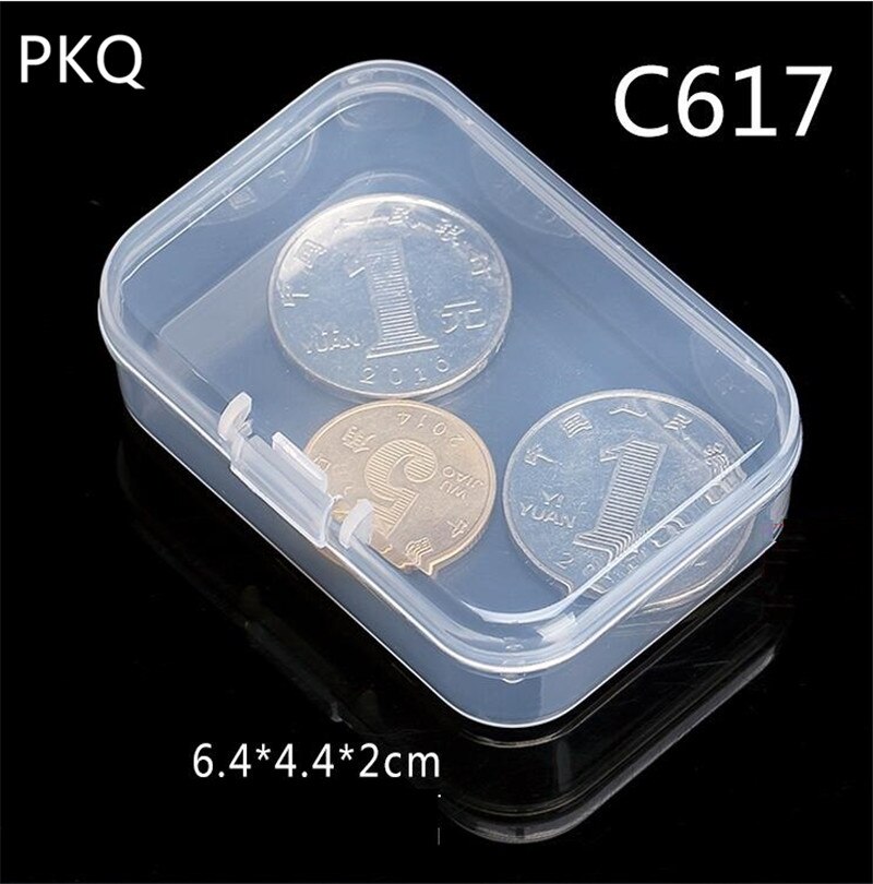 Transparent kunststoff box Lagerung Sammlungen Produkt verpackung box dressing fall Mini Fall Klar Kleine Box 21 Größen