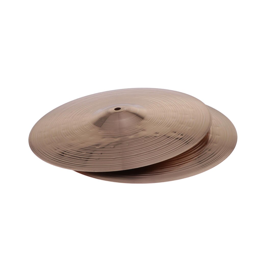 Duurzaam 2x Brons Drum Kit Hi Hat Bekkens 14 Inch Voor Drummer