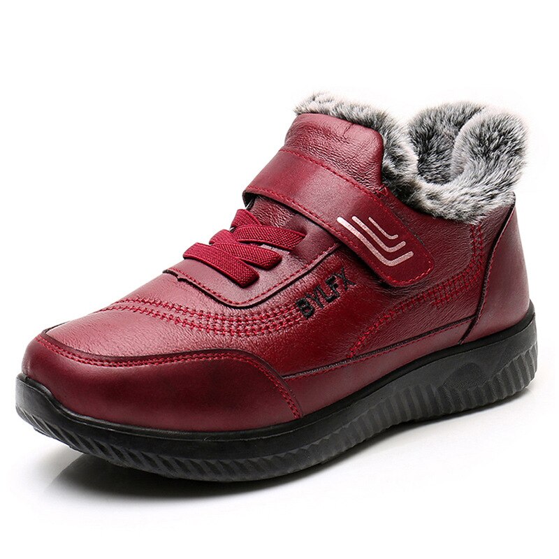 Botas de nieve para mujer, nuevos botines de mujer de felpa, botas de invierno impermeables, botas para mujer, zapatos de invierno para mujer, botines para Mujer 40