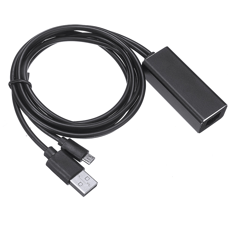 Fire TV Stick HD 480 Mbps Micro USB2.0 To RJ45 Ethernet Adapter 10/100 Mbps for Fire TV/Google Home/Chromecast