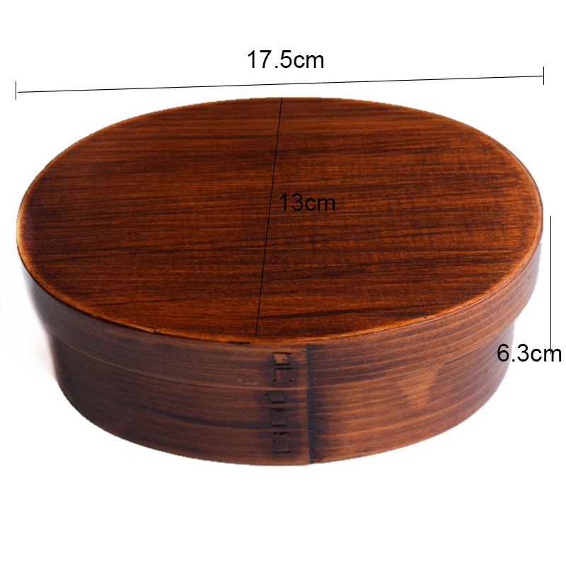 Unibird houten lunchbox, draagbare japanse stijl bentobox, studentencompartiment, voedselcontainer voor cmaping, picknickserviesset