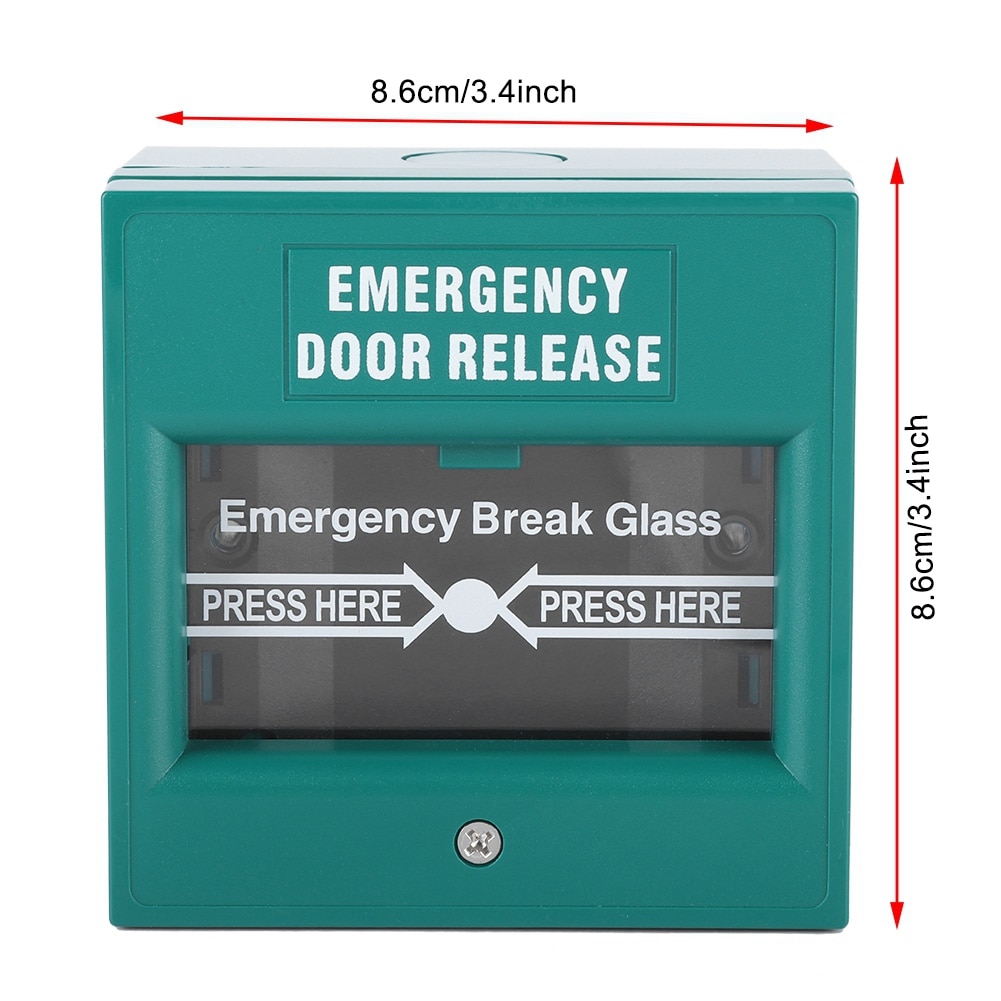 Emergency Exit Door Release Fire Alarm Button Home Security Door Break Switch Emergency Buttons