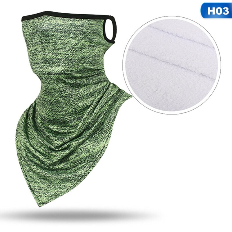 Voor fiets nek buis sjaal bandana hoofd gezichtsbedekking nekwarmer oor hoofddeksel warm koel buiten uv-bescherming heren sjaal: H03