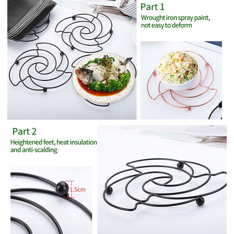 Multi-Function Table Mat Heat Insulation Mat Insulation Mat Kitchen Stainless Steel Pot Mat Iron Wire Pot Mat