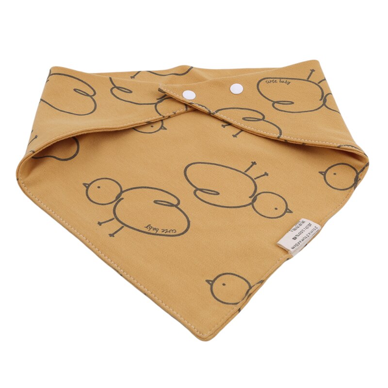 3 Pcs Slabbers Driehoek Dubbele Katoen Print Meisjes Jongens Speeksel Handdoek Dribble Bandana Slabbetjes Schattige Kids Soft baby Spullen