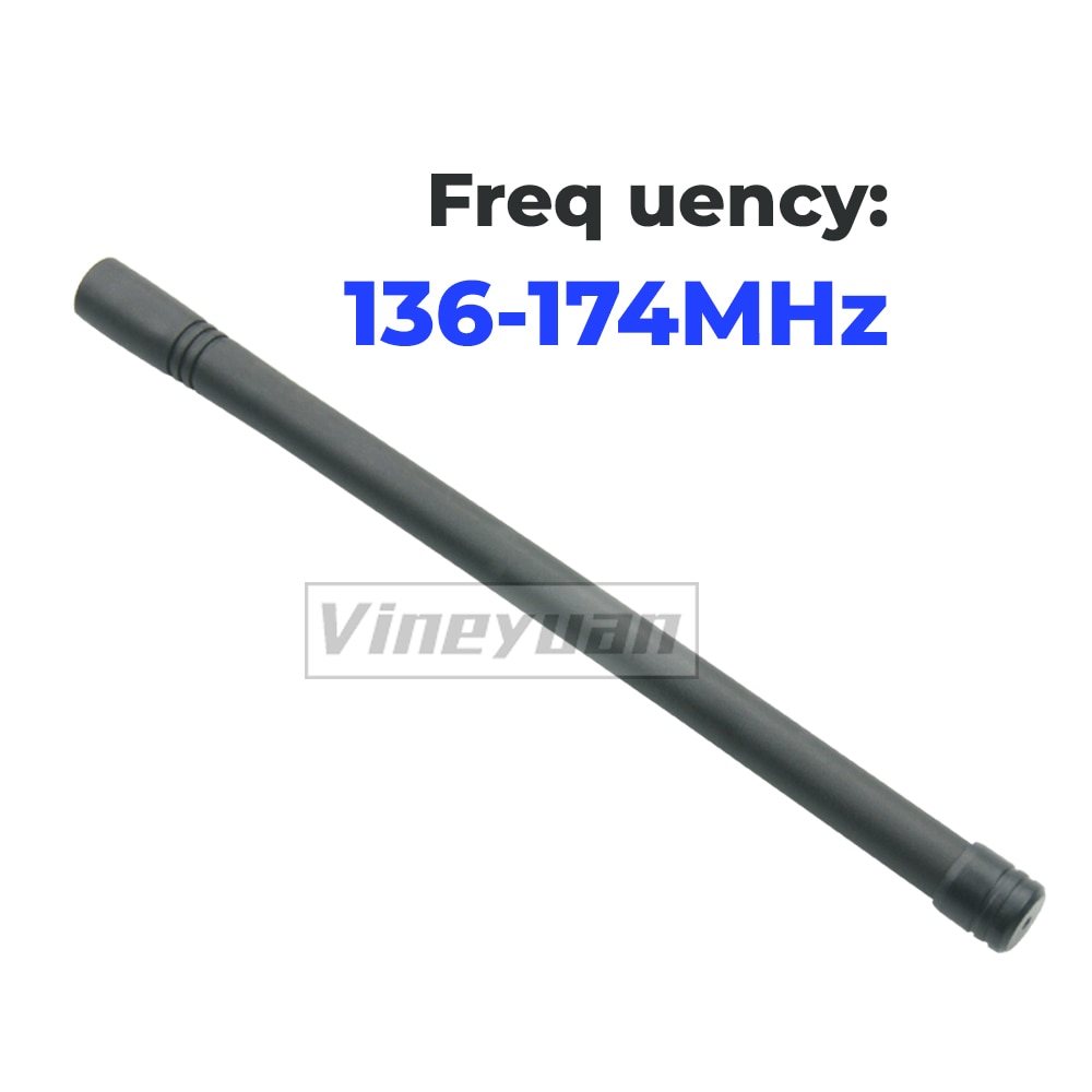 Antena estándar de núcleo de cobre de alta ganancia VHF 136-174MHz para Radios Vertex, VX-160, VX-180, VX-231, walkie-talkie, paquete de 5