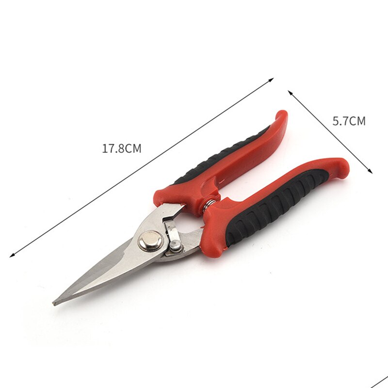 Multifunction Metal Scissors Cable Stripping Shears Stainless Steel Wire Cutter Crimpper Wire stripper Cutting Crimping Tool