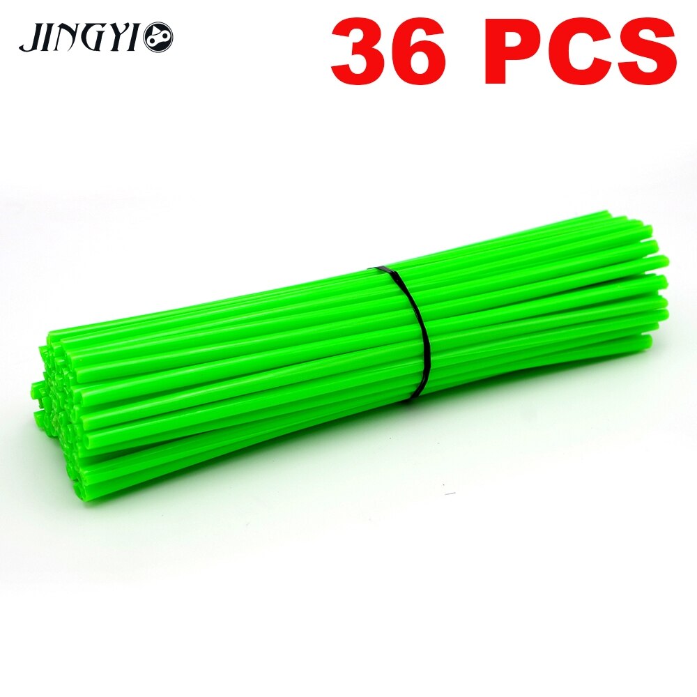 Motorcycle Dirt Bike Wheel Rim Spoke Skins Covers Wrap Tubes Decor Protector For KTM 65 85 250 125 SX KLX250 KLX450R 450 530 EXC: Green