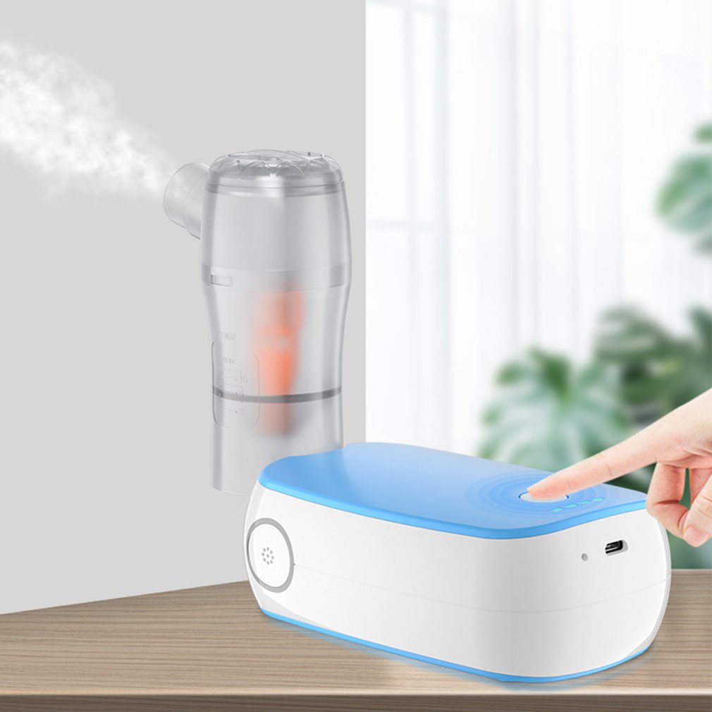 Portable Air nebu Compressor Nebulizer Machine Inhaler Cool Mist Compressor System Household Asthma Cough Inhaler Kids Adults