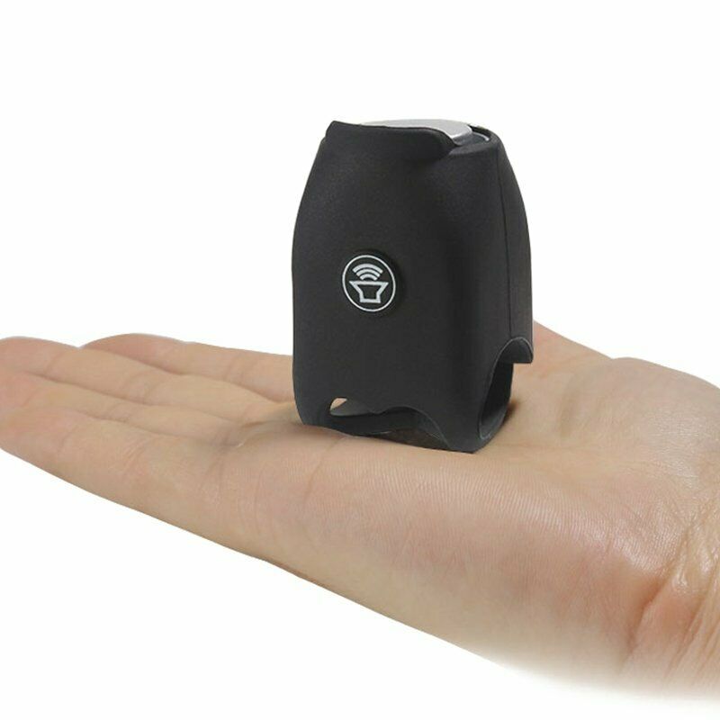 Elektrische fietsbel zwart siliconen verstelbaar eenvoudig te installeren elektrische fietshoorn alarm luidspreker elektrische fiets geluidsaccessoire